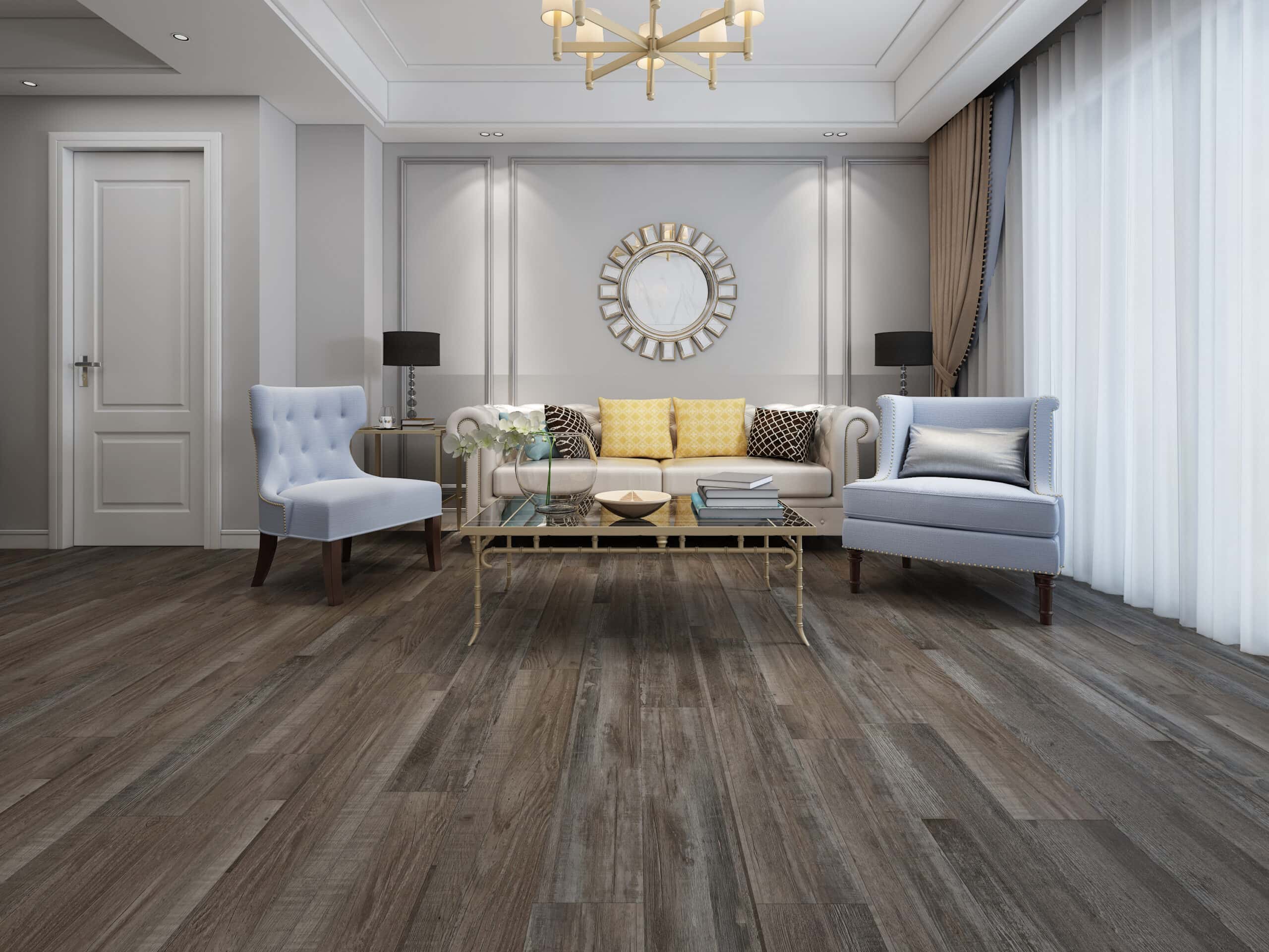 United Weavers Saratoga Espresso Rigid Core Floor 7" x 48" - Image 2