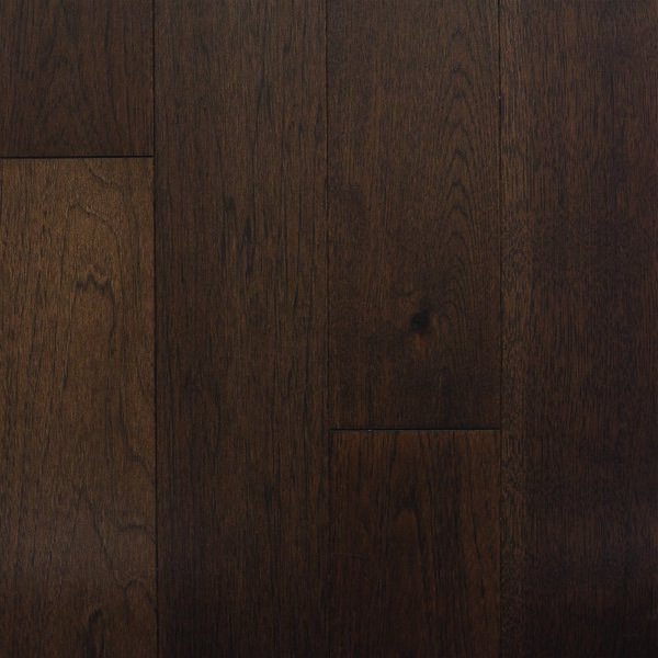 Mullican Hardwood Nature Plain Sawn Engineered 5" Hickory Espresso 21537
