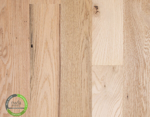 Mullican Hardwood Plain Sawn Unfinished Engineered 3 1/4″ Red Oak Character Grade 22458