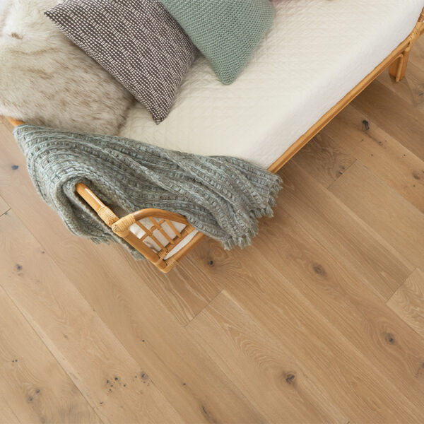 Mullican Hardwood Castillian Premier 9 1/2" European White Oak Coastal Fog 25027 - Image 2