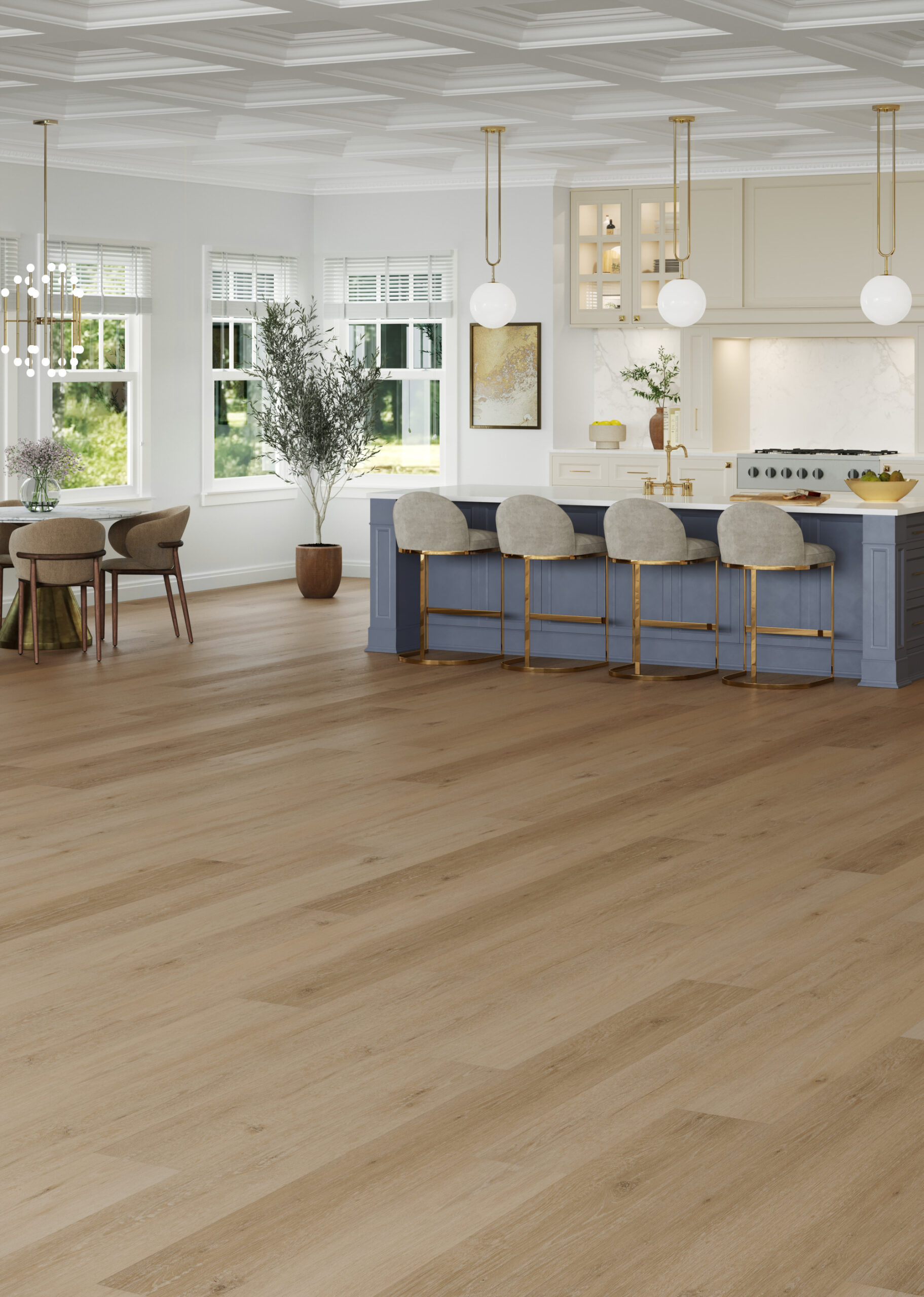 Mannington AduraFlex Regency Oak Polished Platinum 7" FXP750 - Image 2