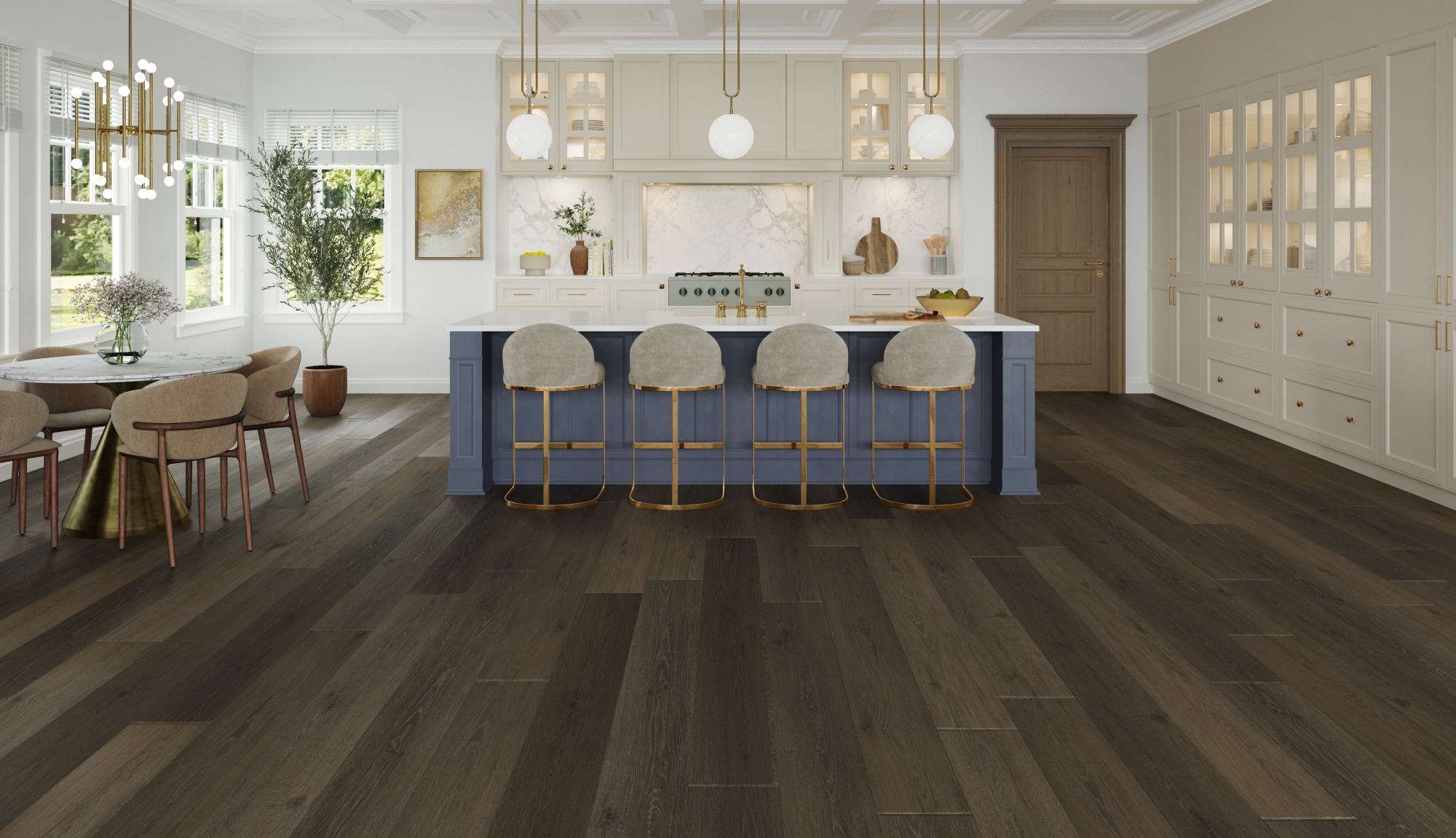 Mannington AduraMax Regency Oak Polished Platinum 7" MPB750 - Image 2
