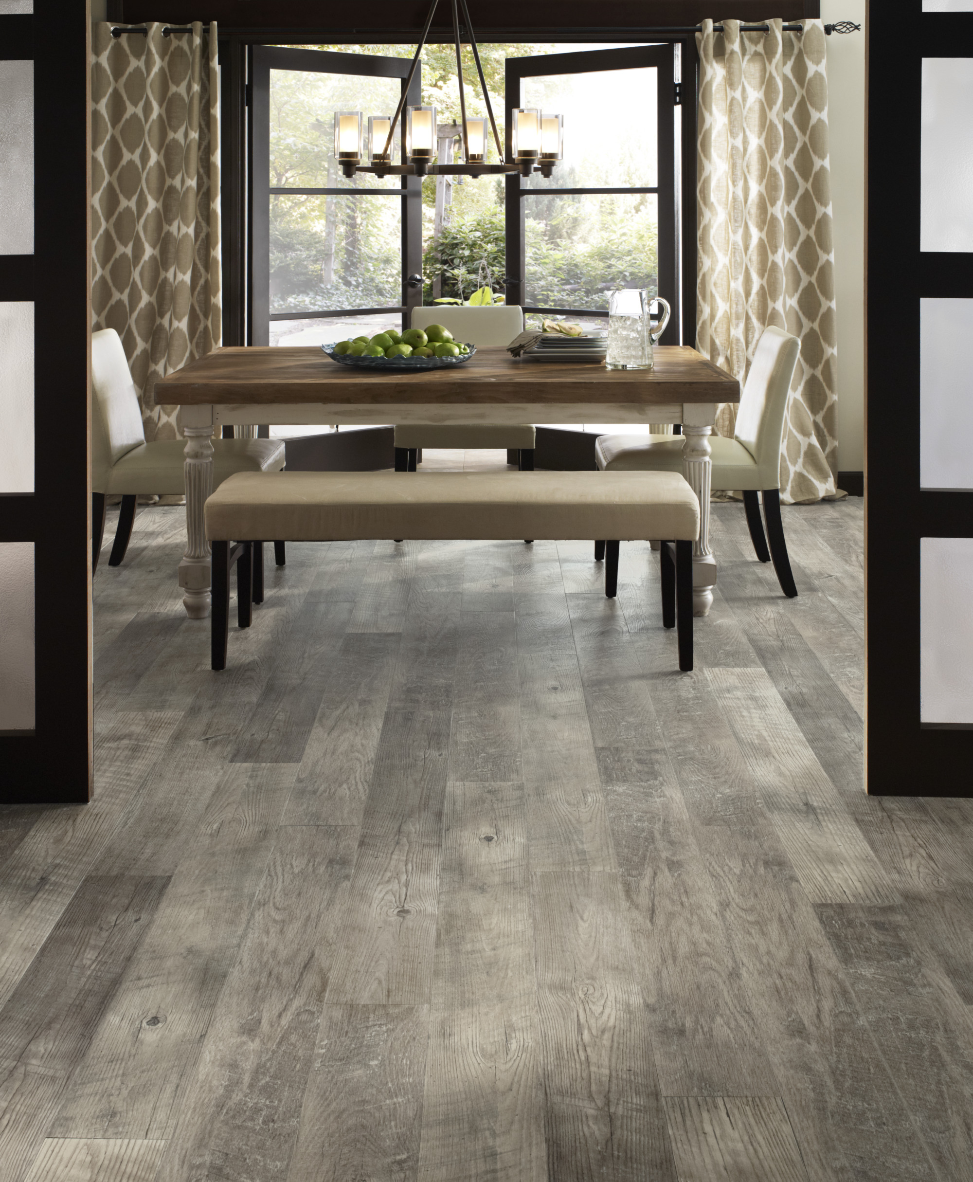 Mannington AduraRigid Dockside Seashell 6" luxury vinyl plank flooring